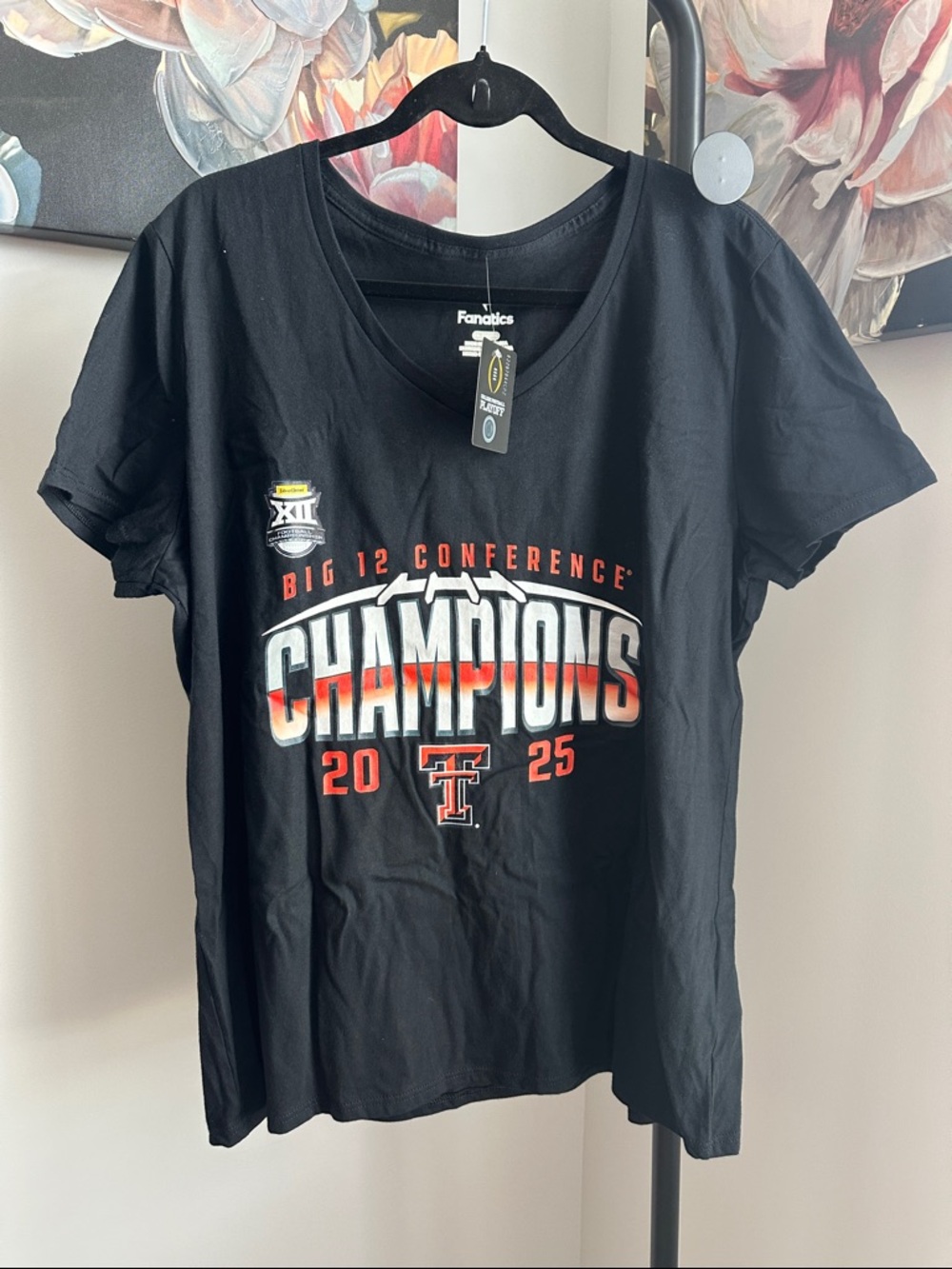 Texas Tech Red Raiders 2025 Big 12 Champions Tee